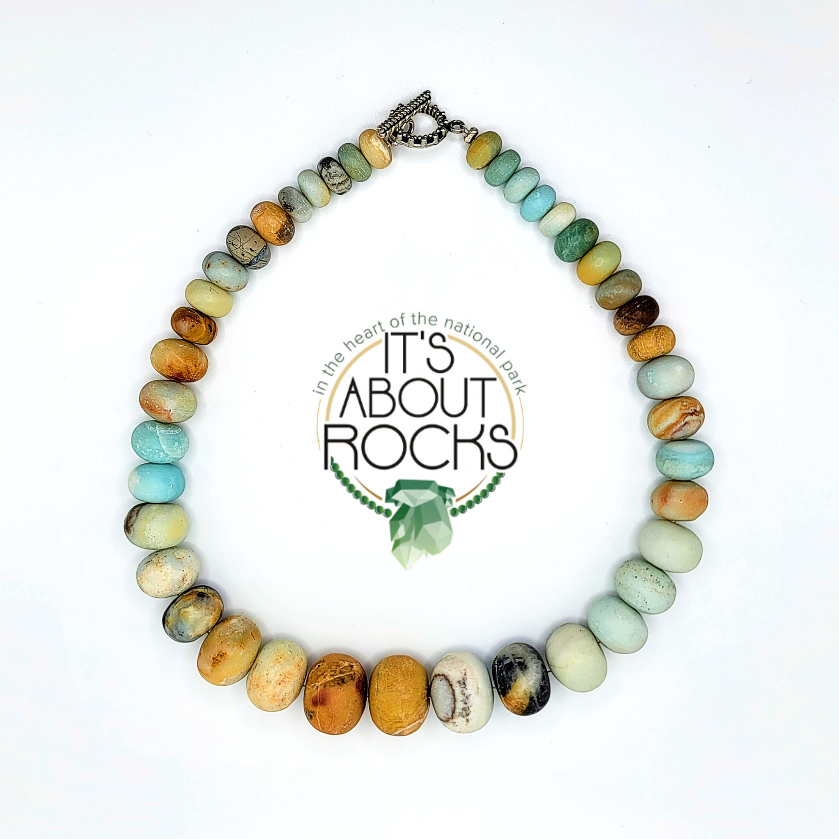 Sir Charles Matte Amazonite Necklace