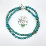 Sir Charles Turquoise Double-strand Necklace