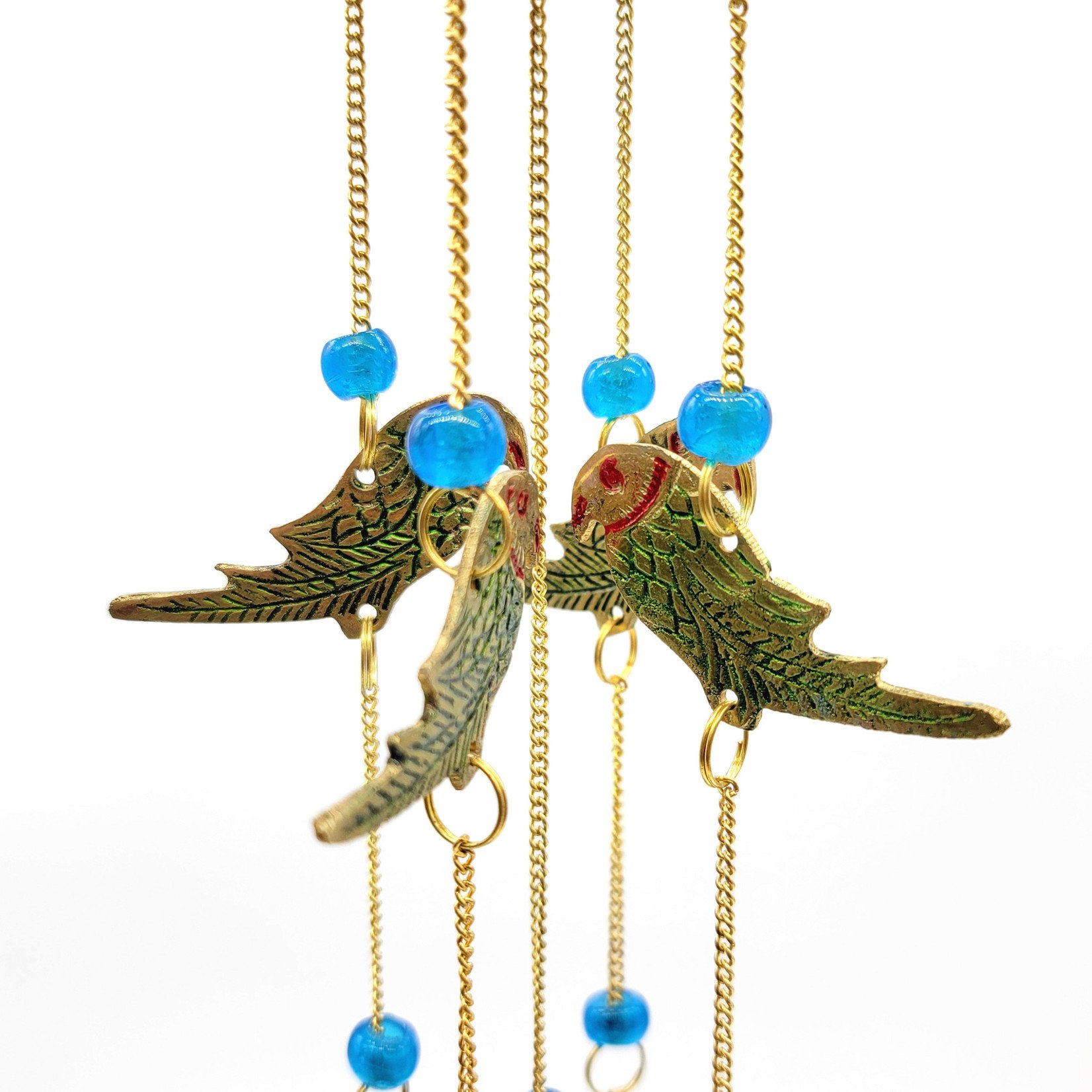 Parrot Brass Windchime 14"