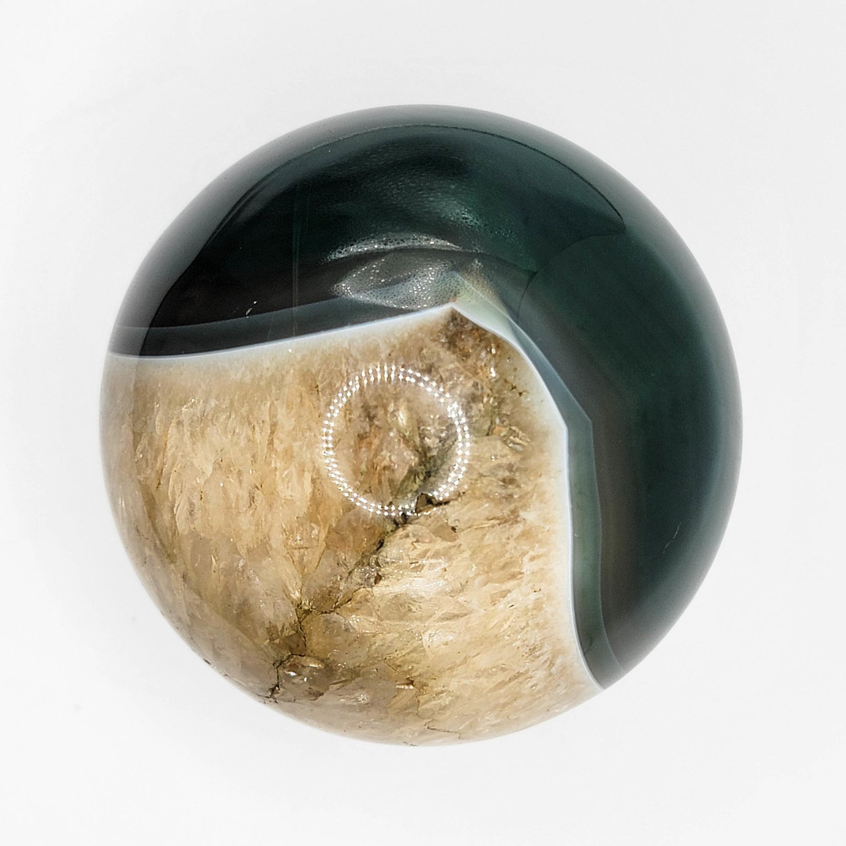 Green Agate Sphere