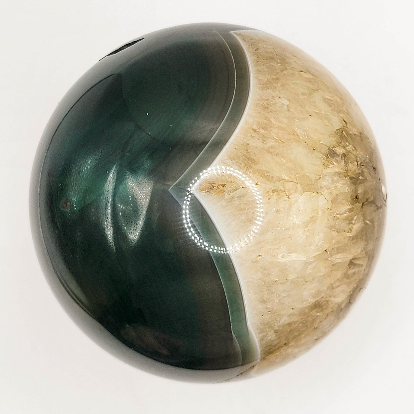 Green Agate Sphere