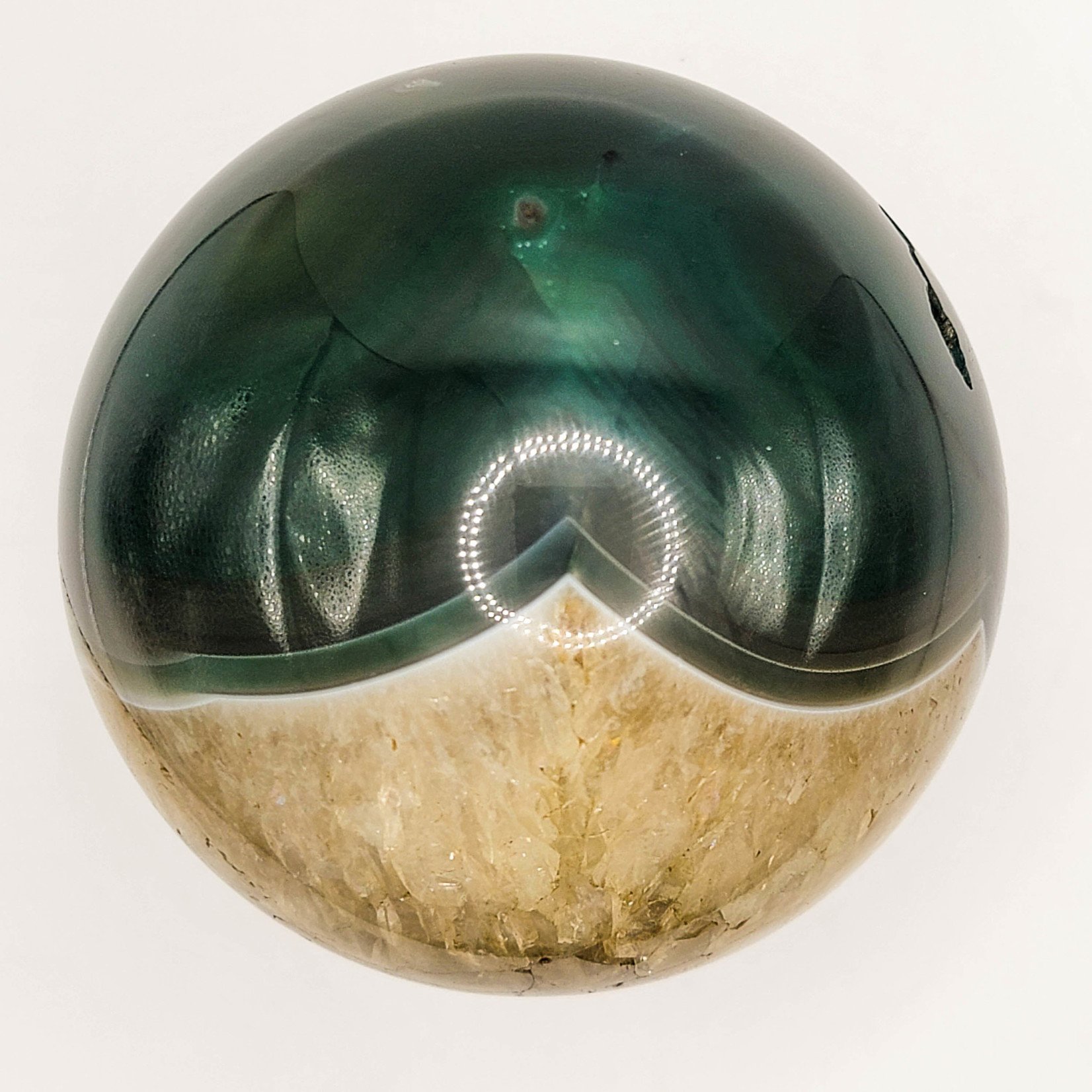 Green Agate Sphere