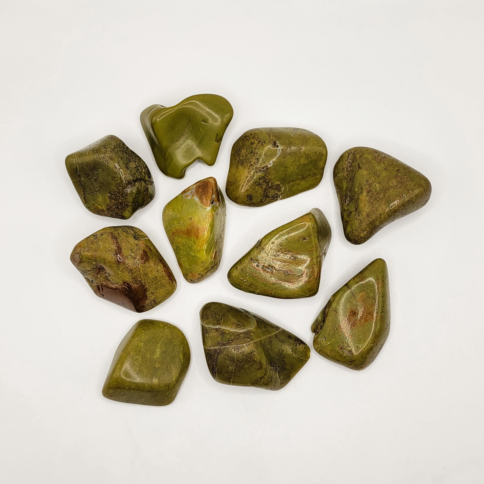 Tumbled Green Opal