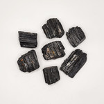 Black Tourmaline Chunk, multiple sizes