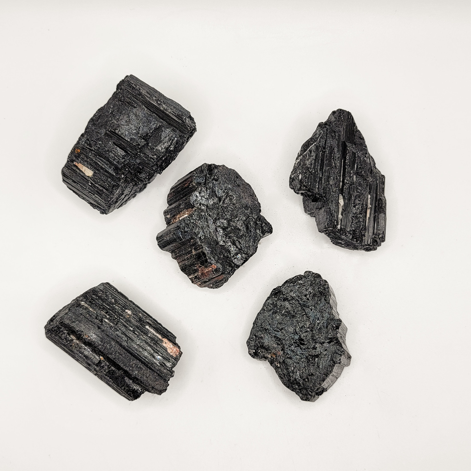 Black Tourmaline Chunk, multiple sizes