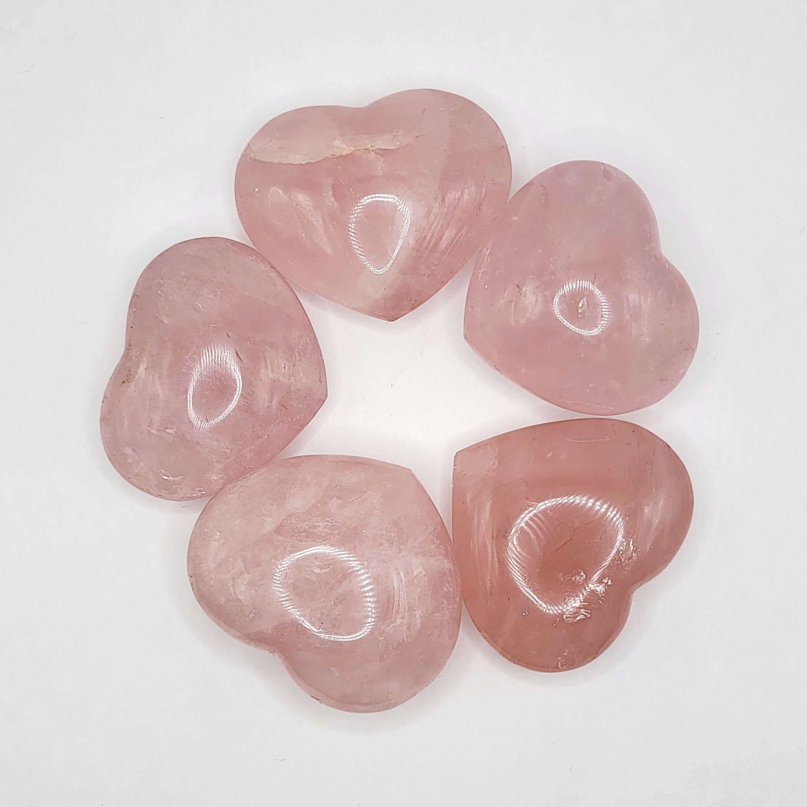 Rose Quartz Hearts, Medium