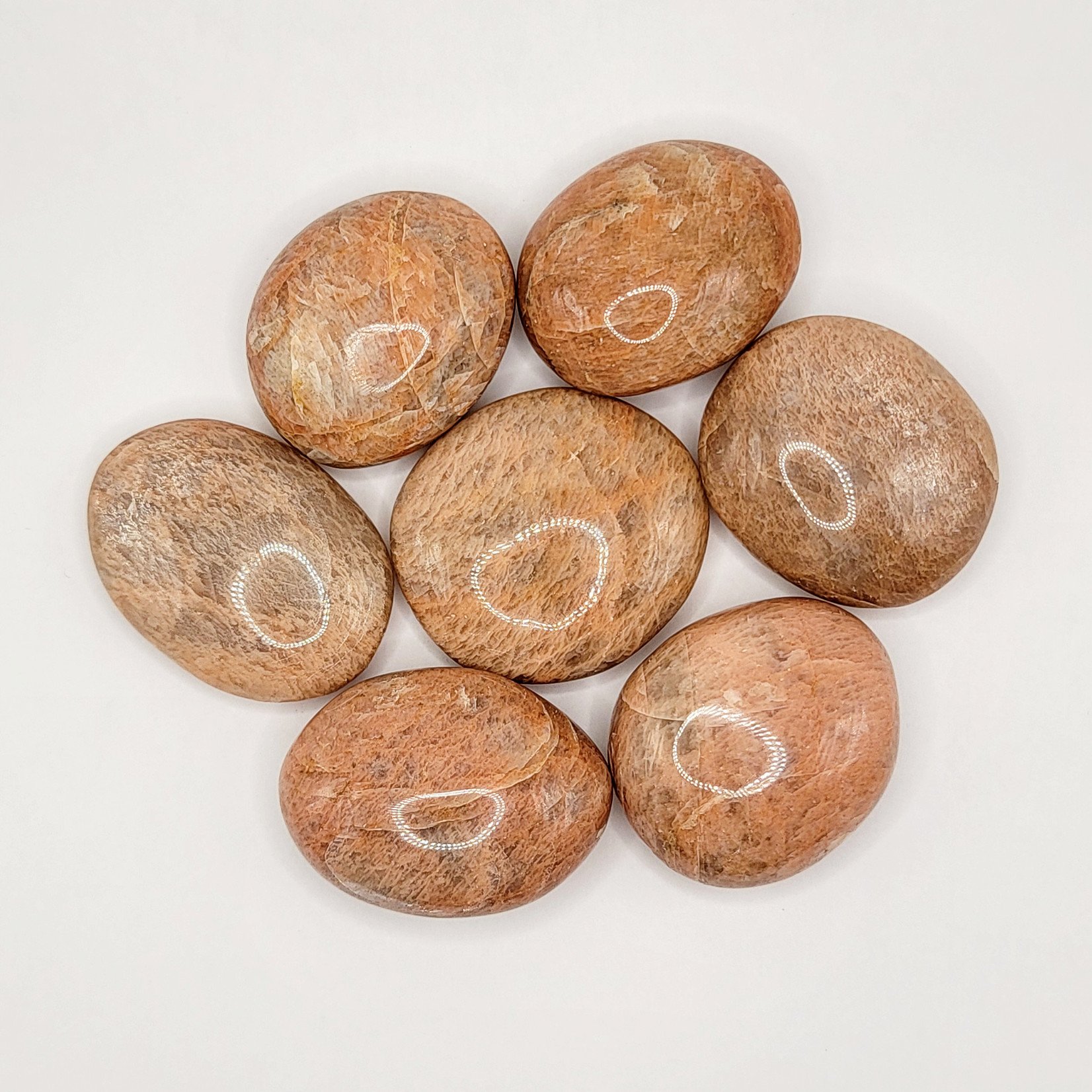 Peach Moonstone Gallets, 3 sizes