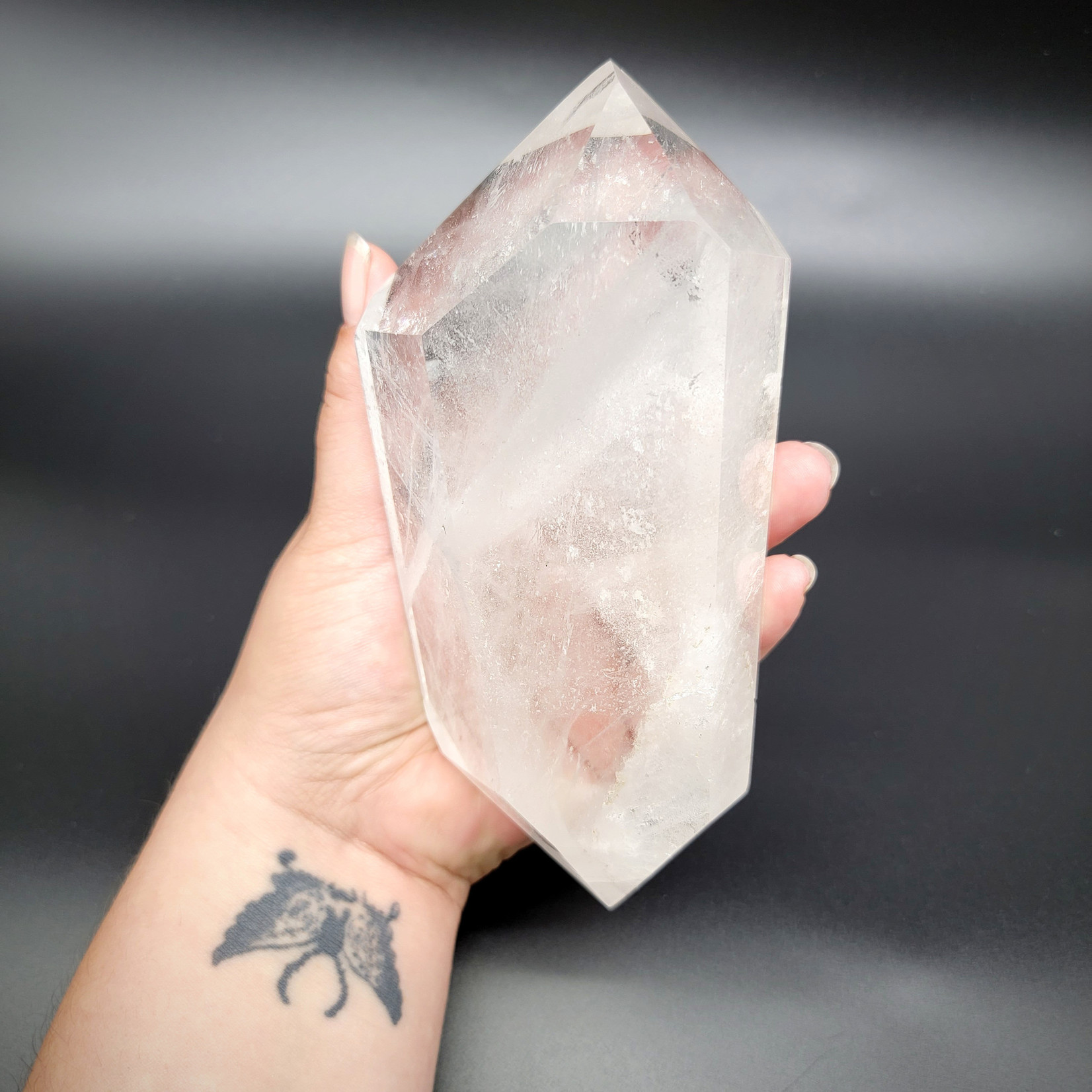 Double Terminated AR Quartz Point, Large