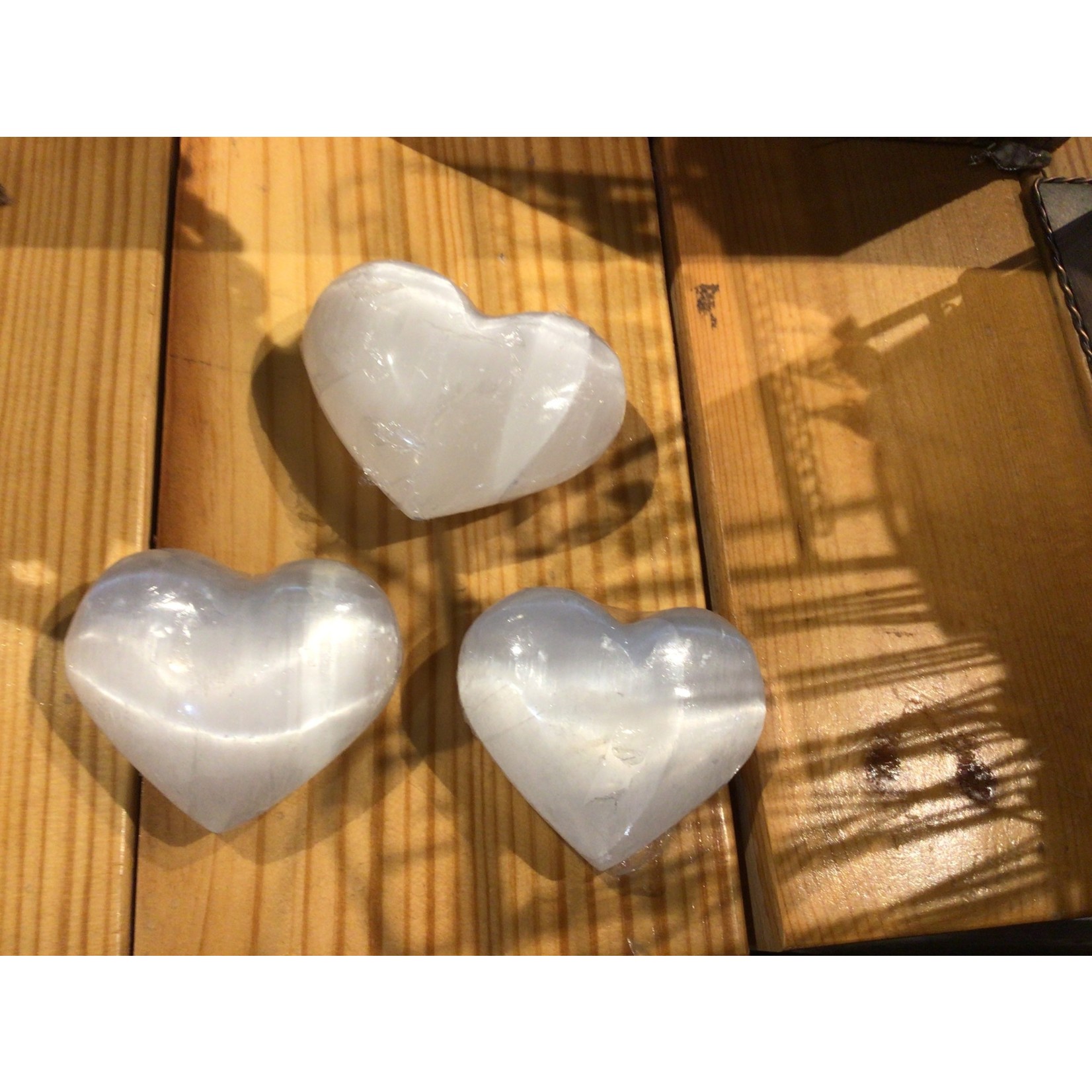 Selenite hearts