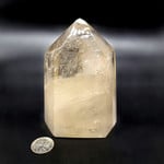 Natural Smoky Clear Quartz Tower