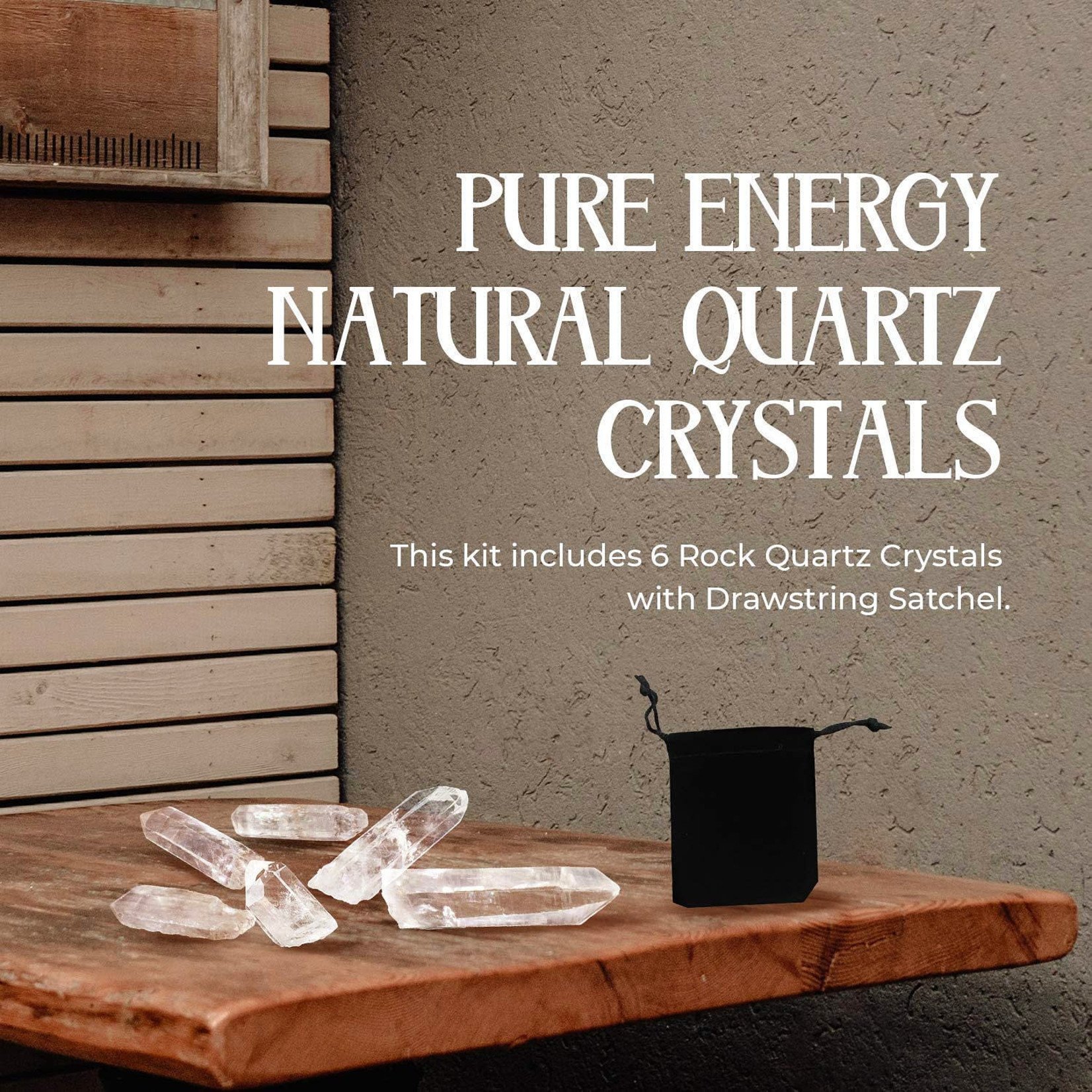 Pure Energy Natural Quartz Crystals