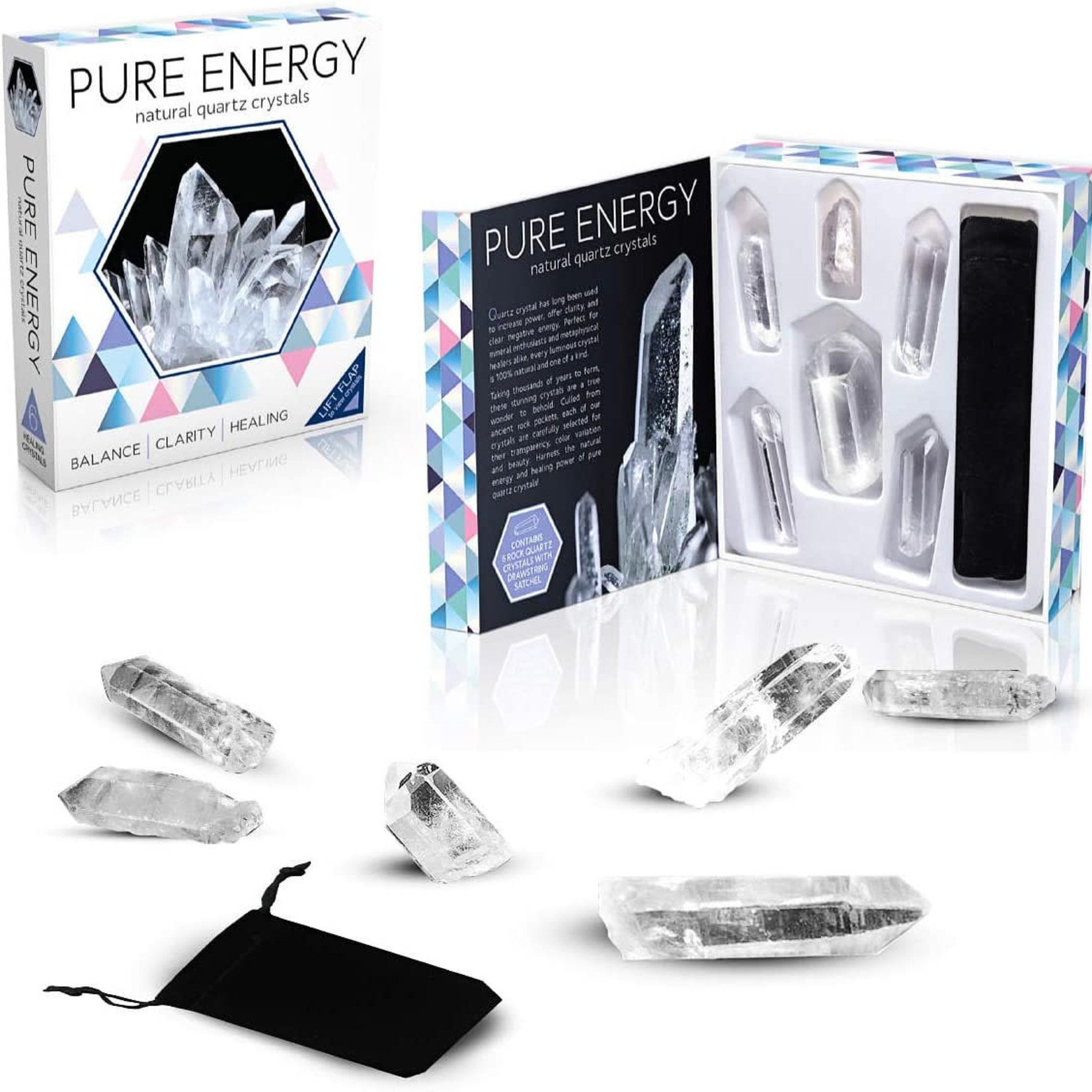 Pure Energy Natural Quartz Crystals