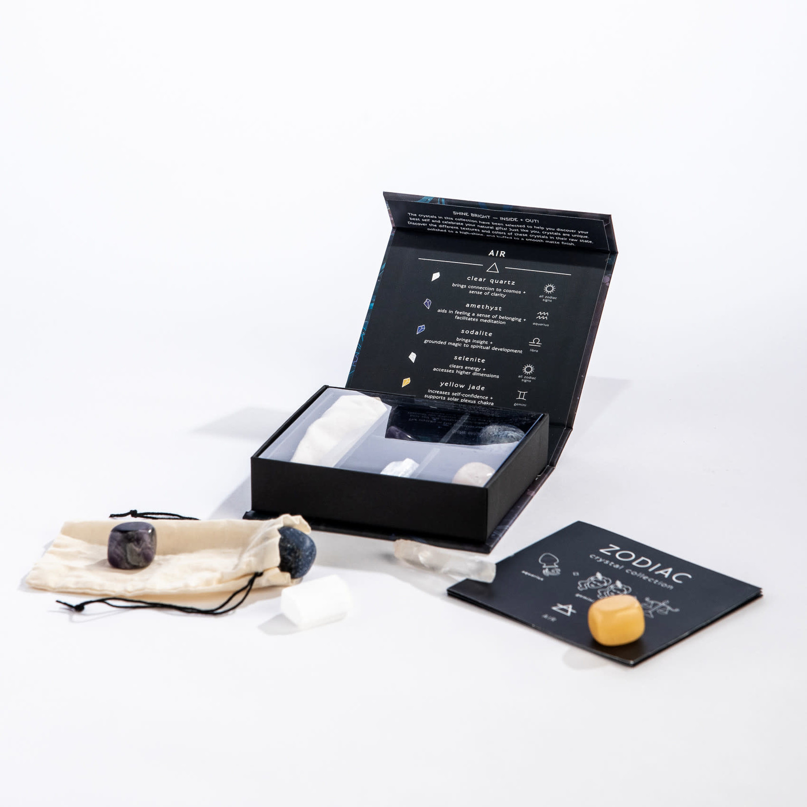 Zodiac Crystal Collection Air