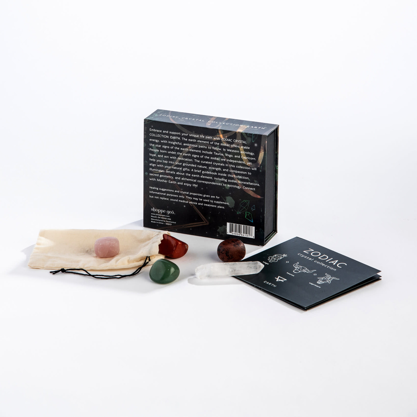Zodiac Crystal Collection Earth
