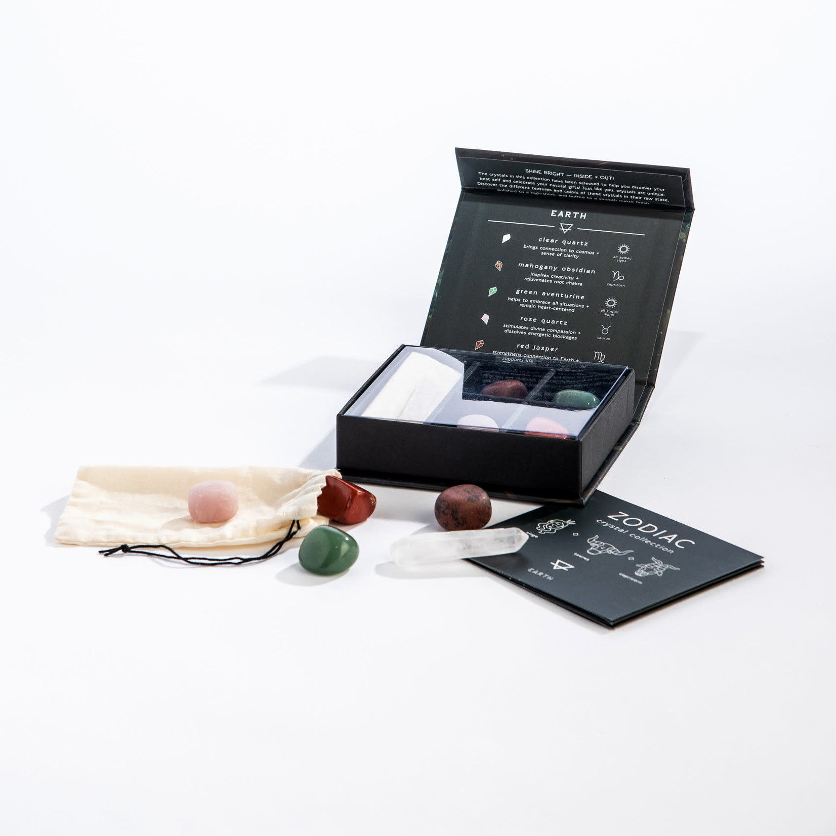 Zodiac Crystal Collection Earth