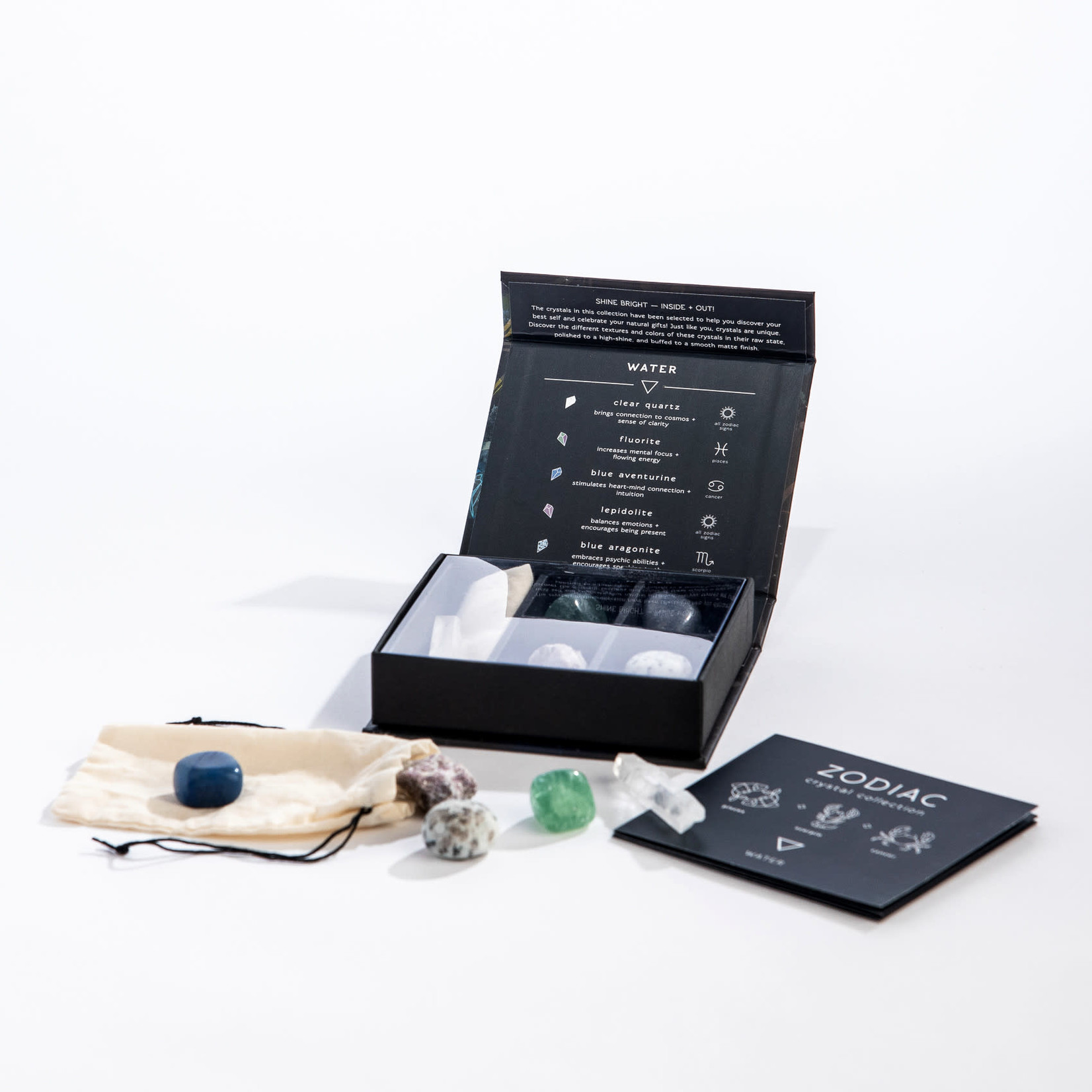 Zodiac Crystal Collection Water
