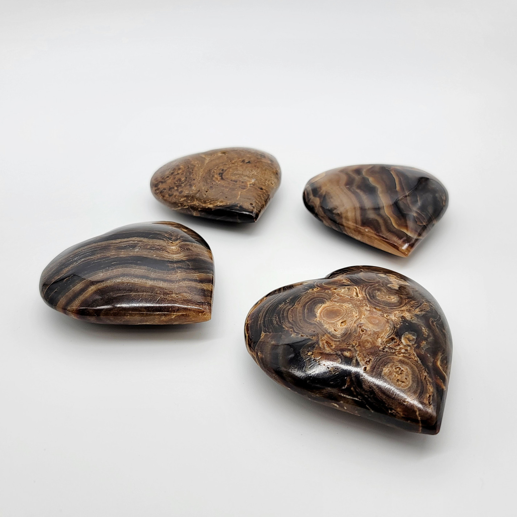 Chocolate Calcite Hearts