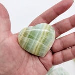 Pistachio Calcite Hearts