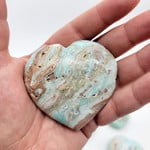 Caribbean Calcite Hearts Small