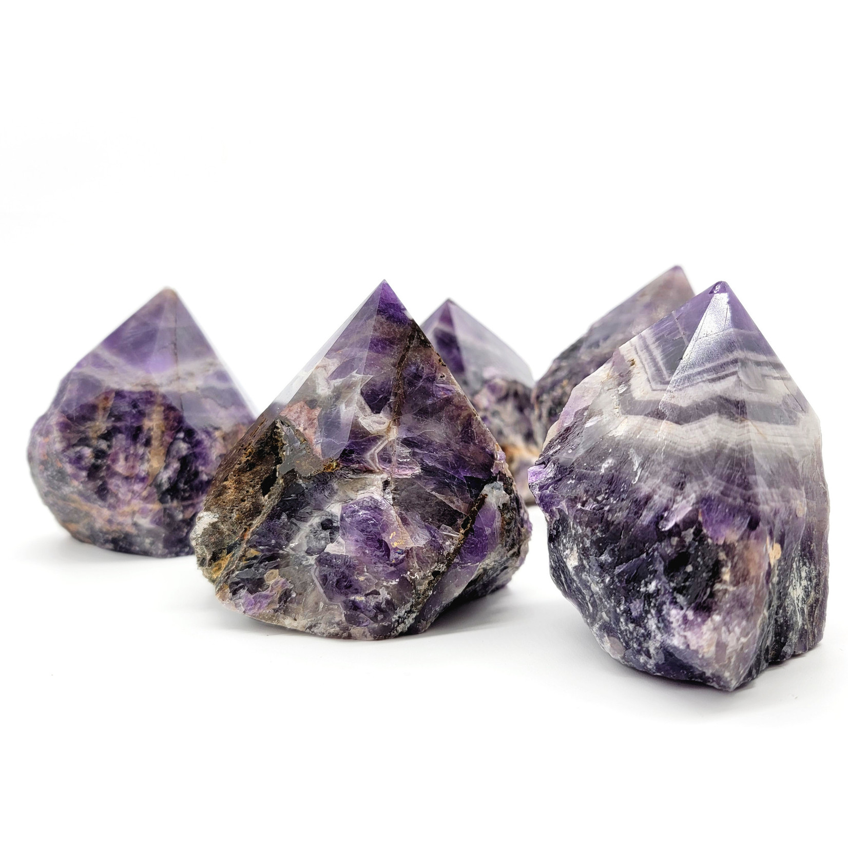 Amethyst Chunks with Polished Points