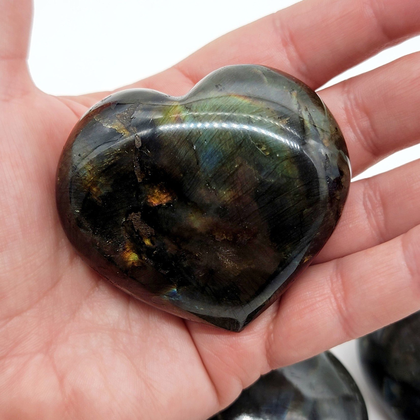 Labradorite Heart, Med.