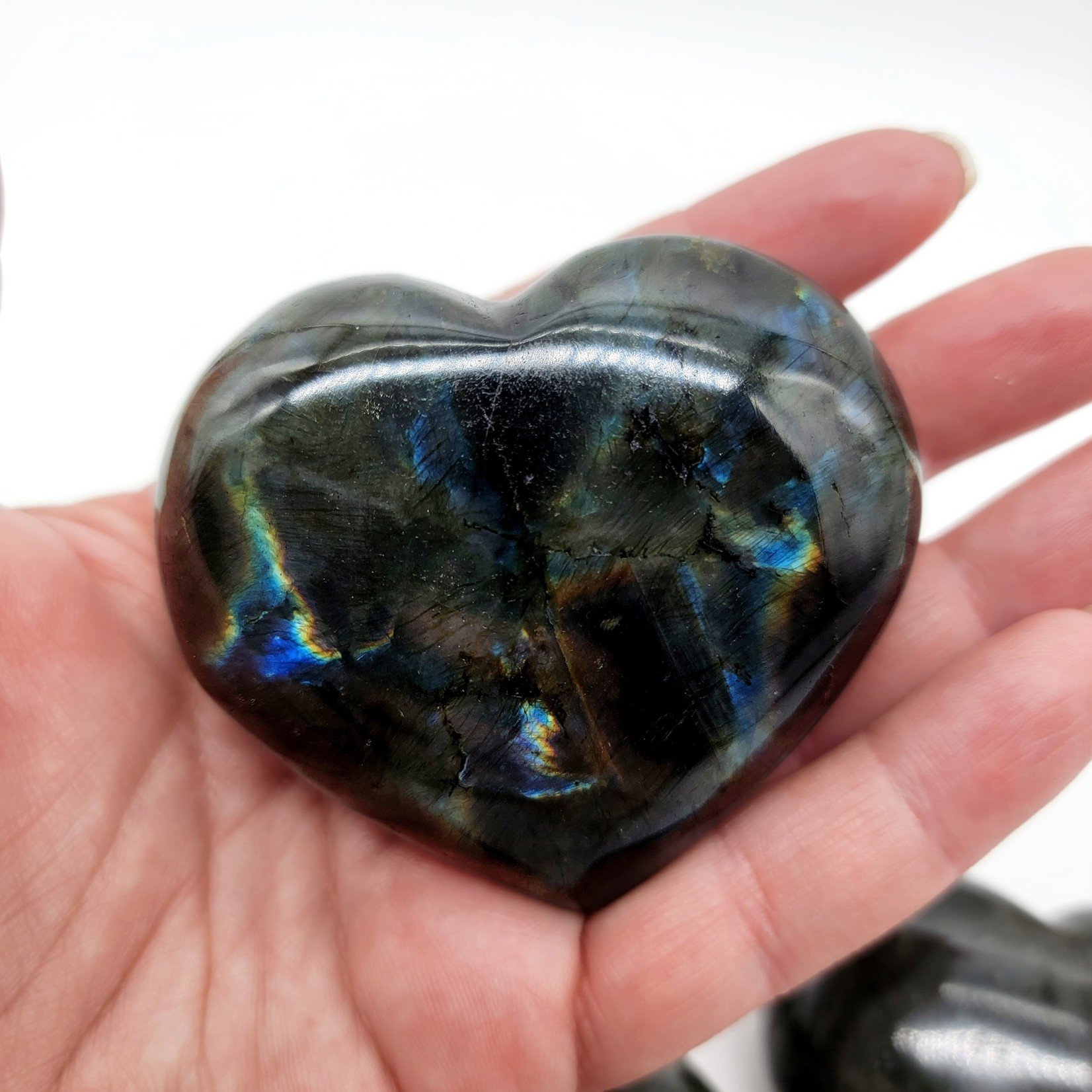 Labradorite Heart, Med.