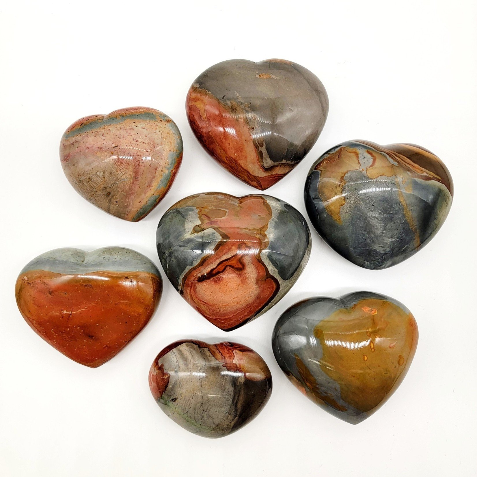 Jasper Polychrome Heart M