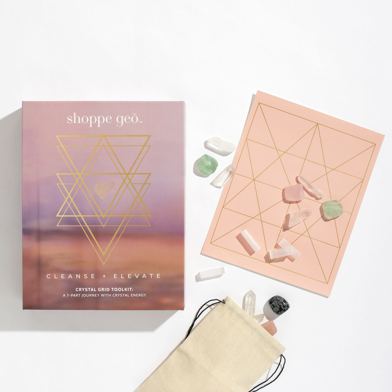 Cleanse Elevate Crystal Gridding Tool Kit