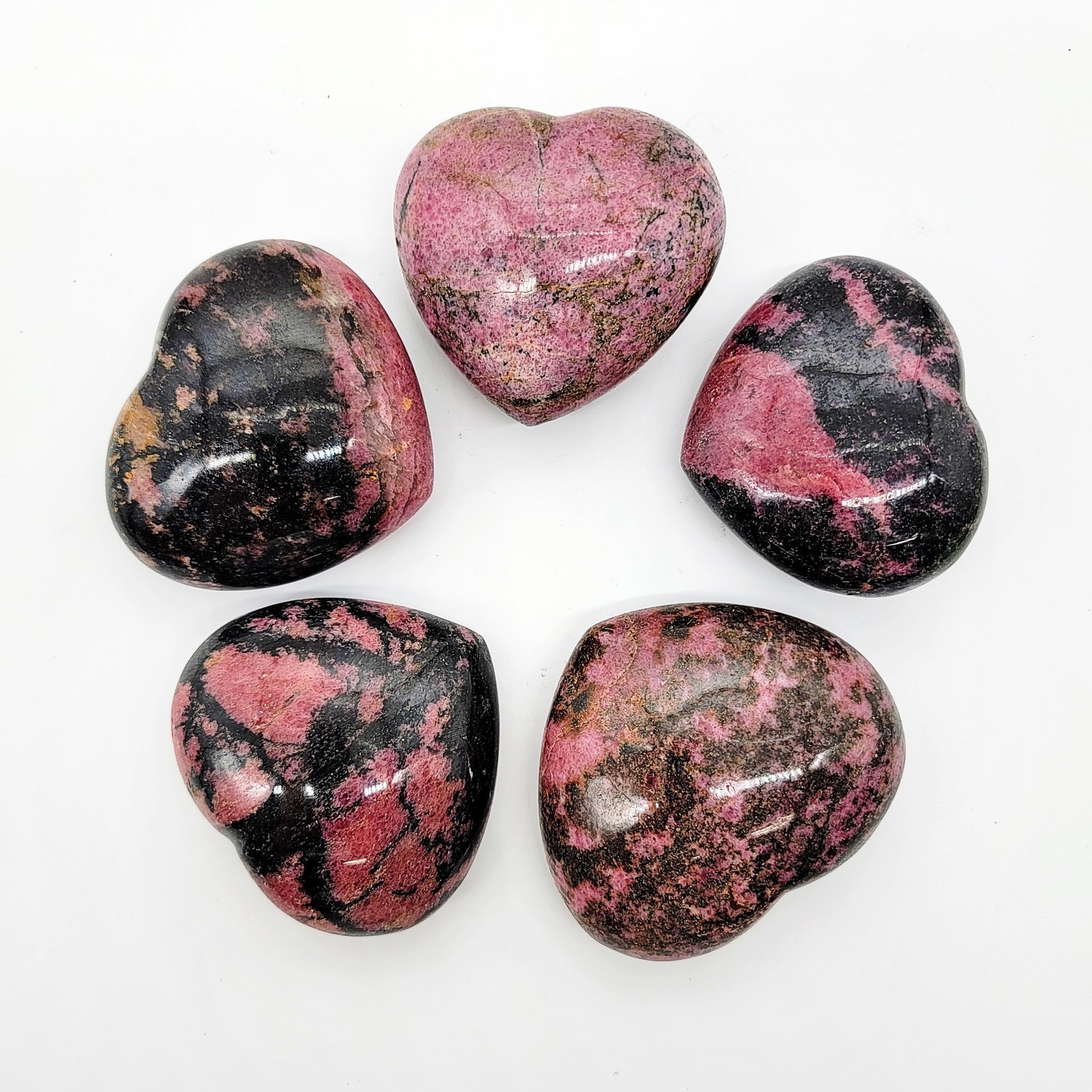 Rhodonite Hearts Large