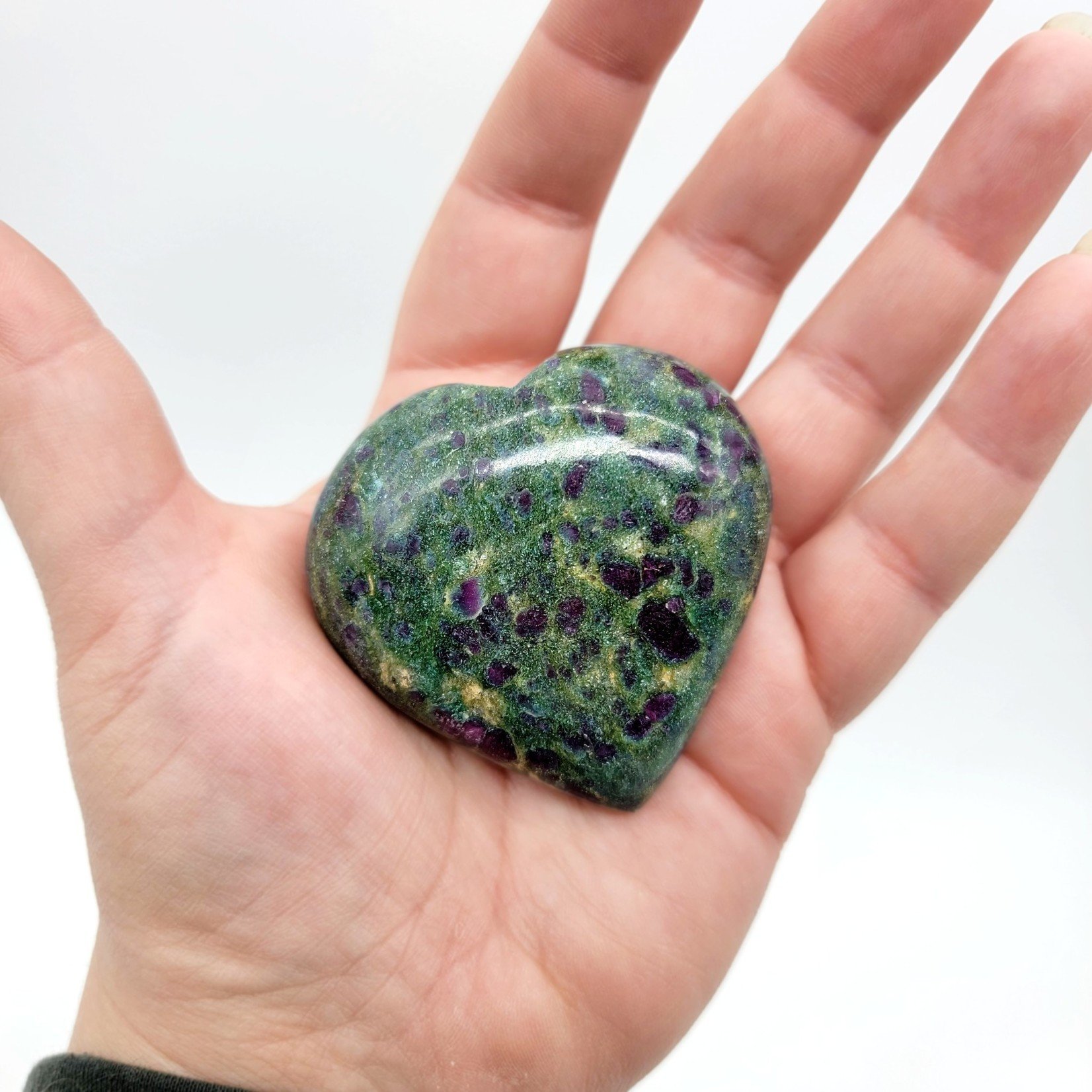 Ruby Fuchsite  Hearts Medium