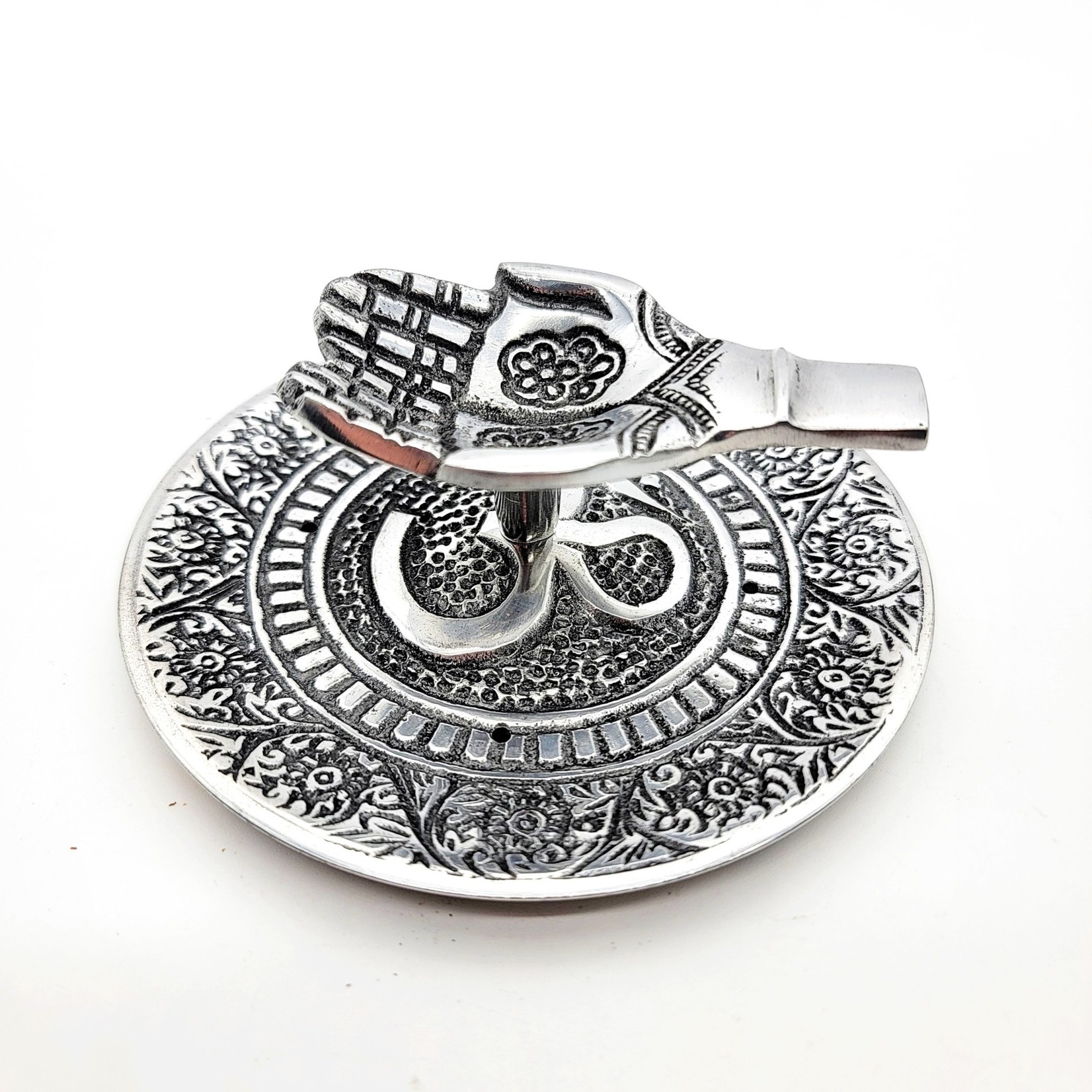 Metal Tibetan Offering Hand Incense Burner