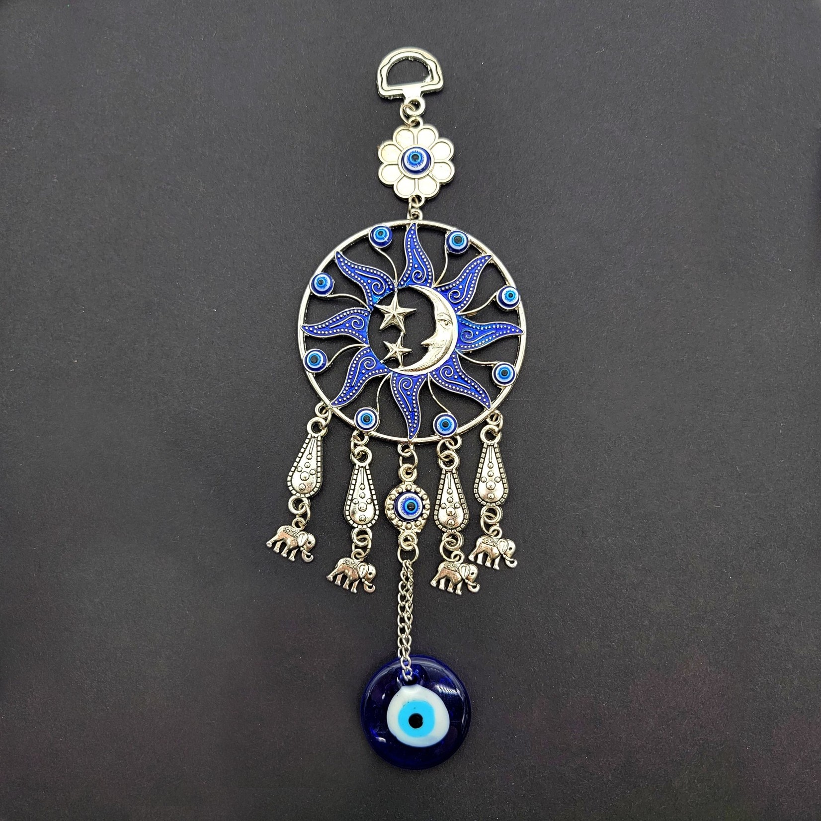 Sun/Moon Hanging Evil Eye EE-6