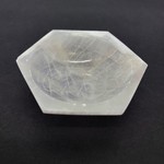 4" Selenite Hexagon Bowl