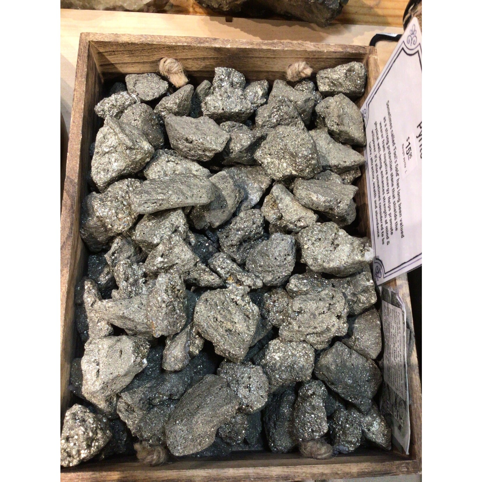 Rough pyrite, small or large