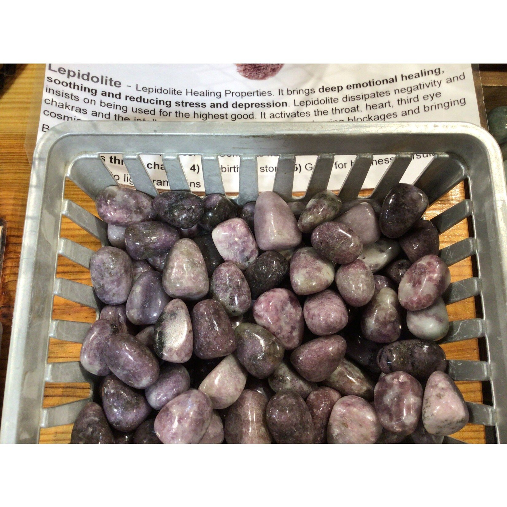 CP Lepidolite Tumbled