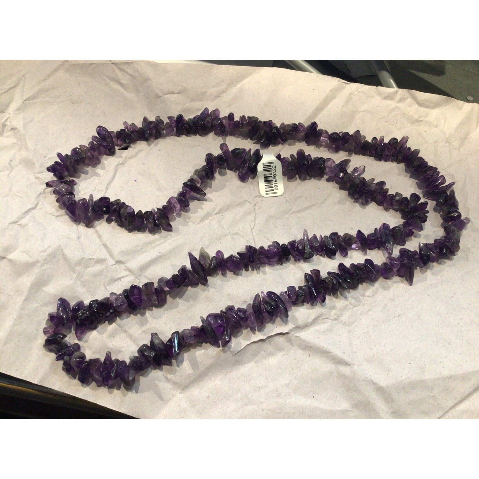 36" Stone Chip Necklaces- 11 stone options