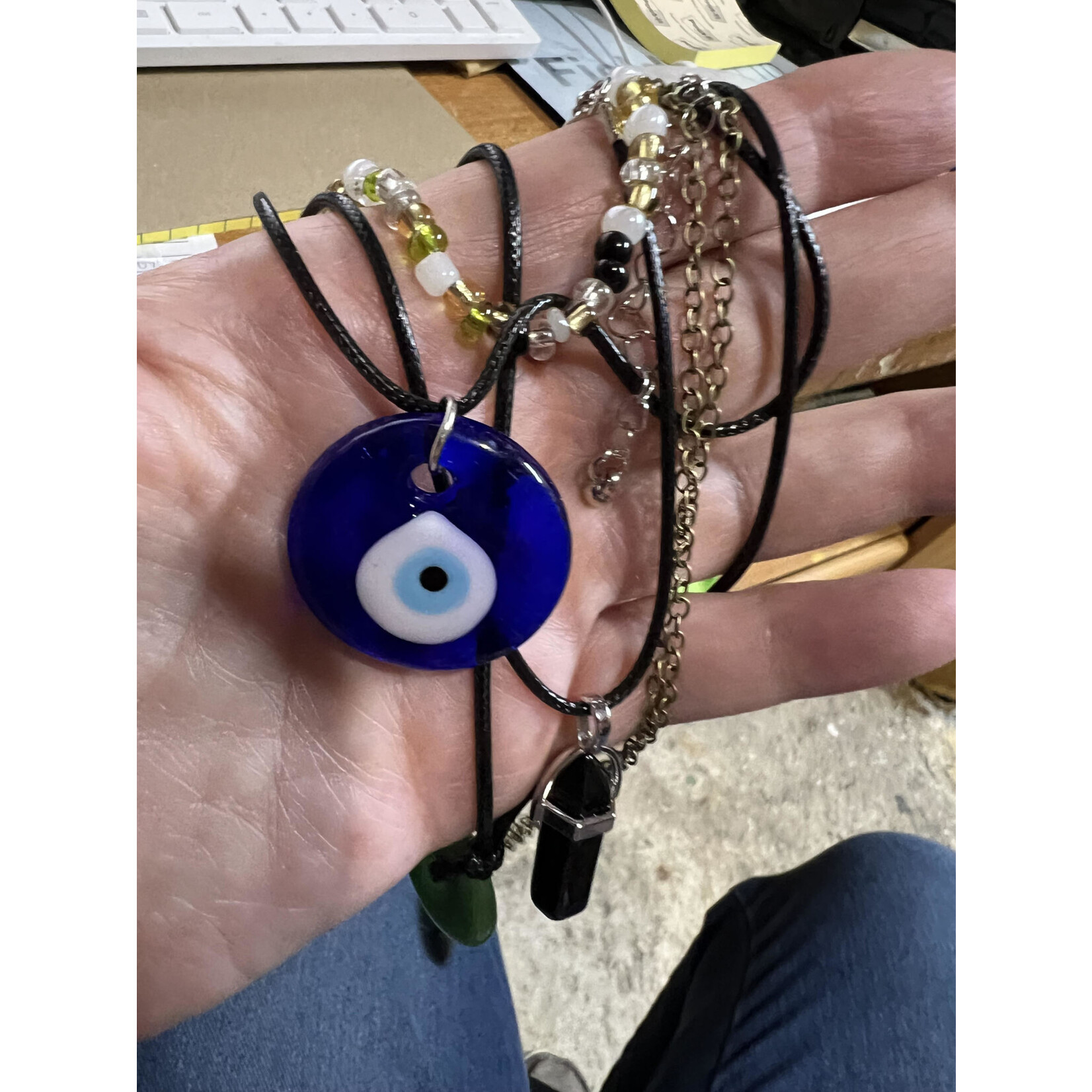 Evil Eye Layered Necklace