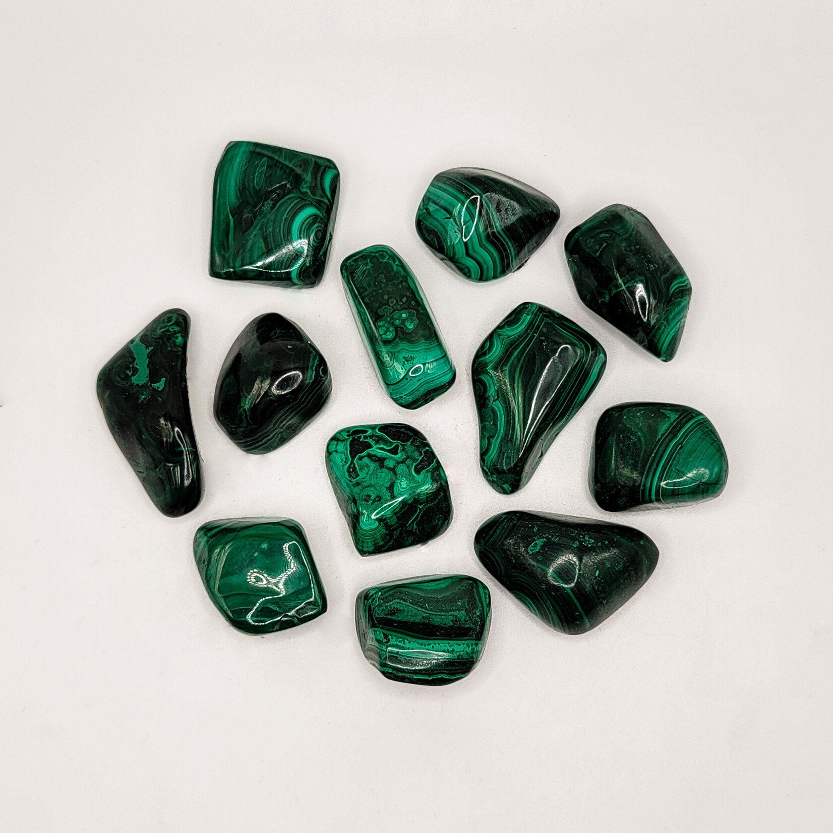 Polished Free Form Malachite -