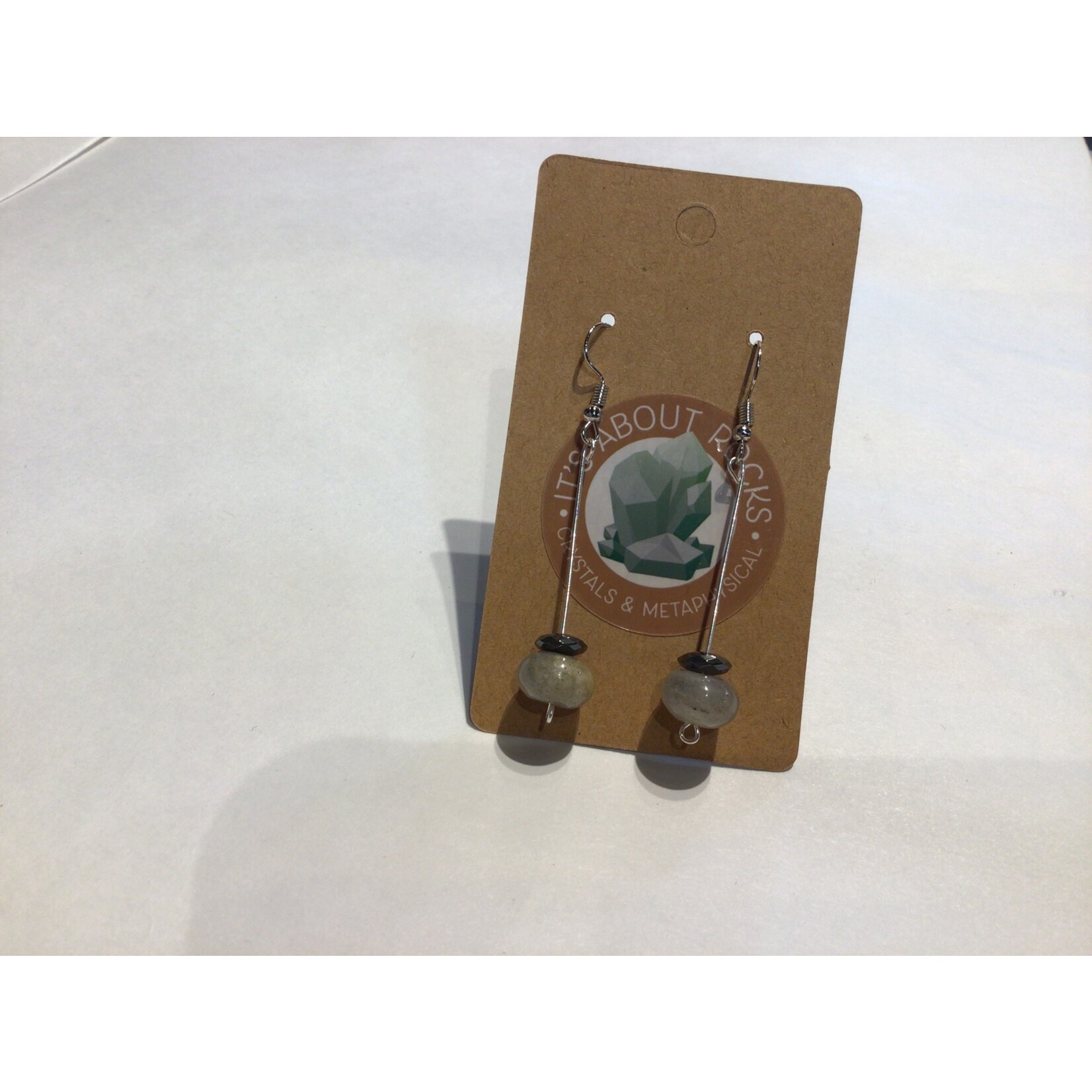 Sir Charles Moonstone/Hematite Earrings