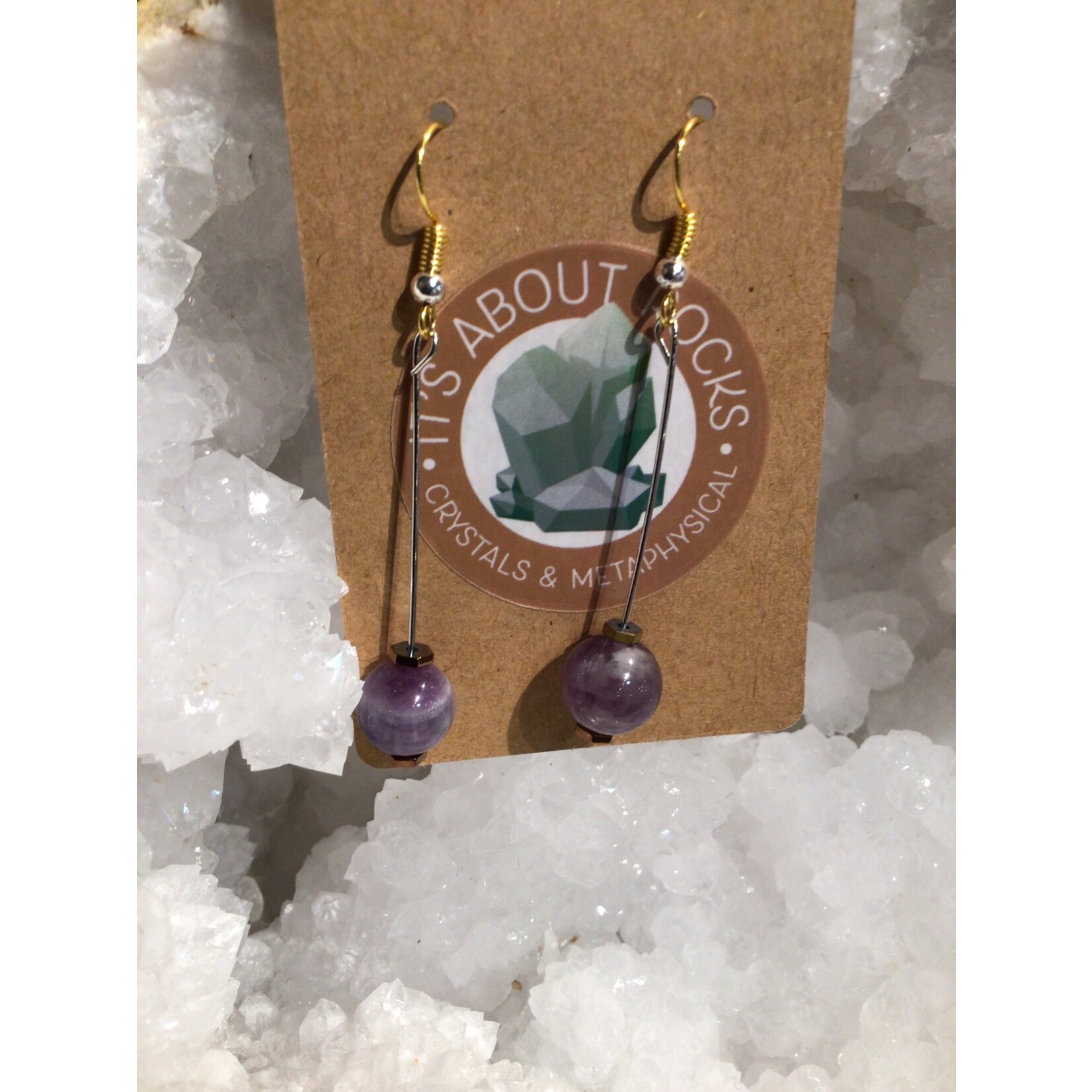 Sir Charles Amethyst Earrings