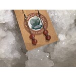 Sir Charles Peach Moonstone Earrings