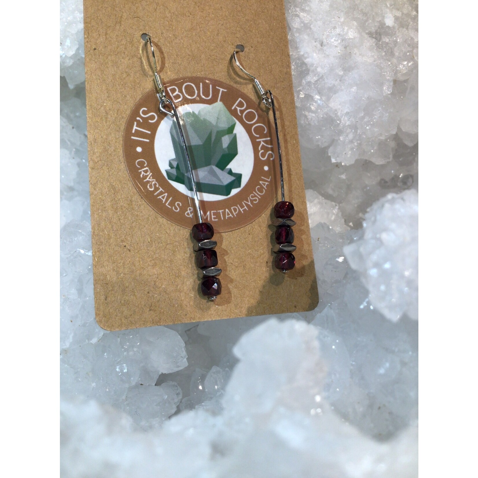 Sir Charles Garnet Earrings