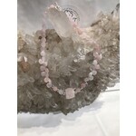 Sir Charles Rose Quartz Necklace w/ Silver Accents