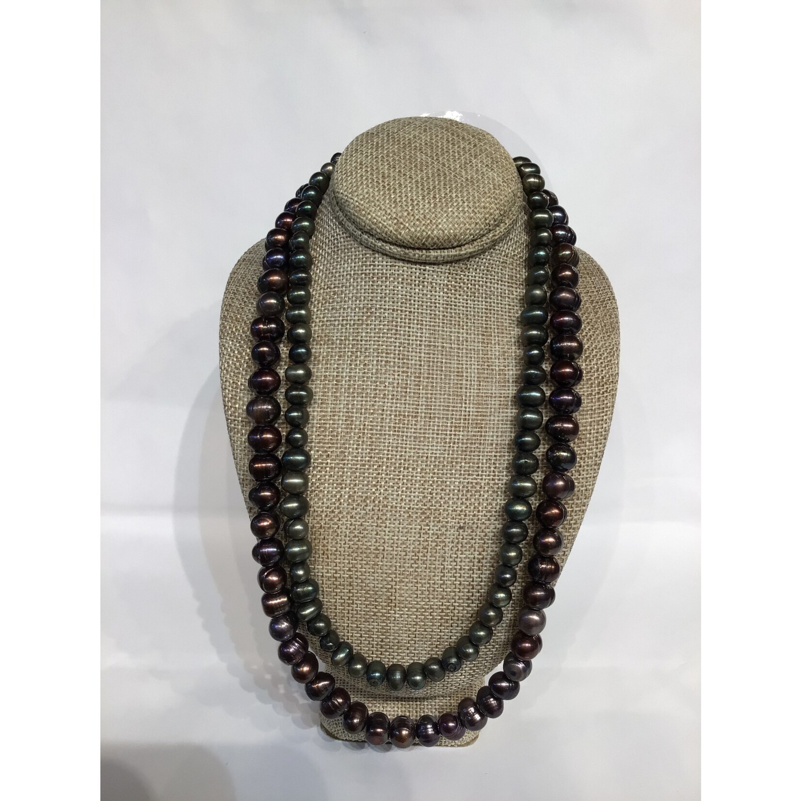 Sir Charles Double Strand Baroque Pearl Necklace