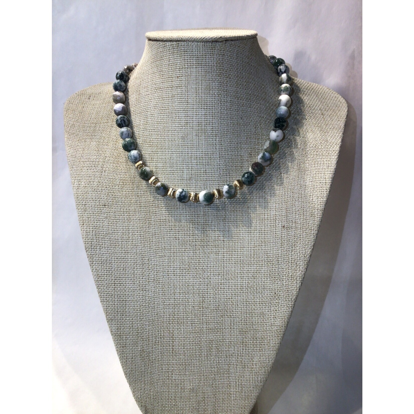 Sir Charles Moss Agate Necklace