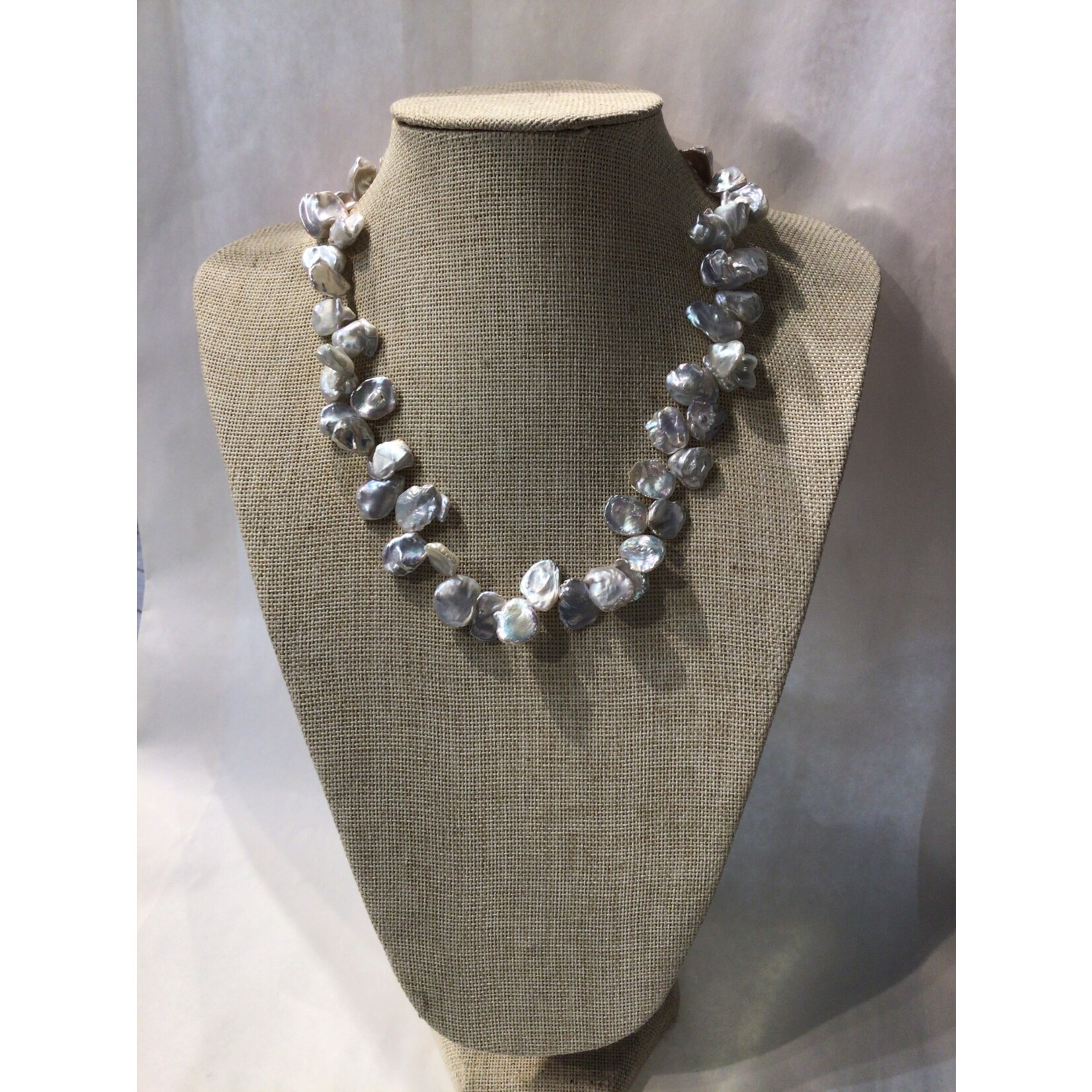 Fresh Water Pearl Necklace Multi-Stones