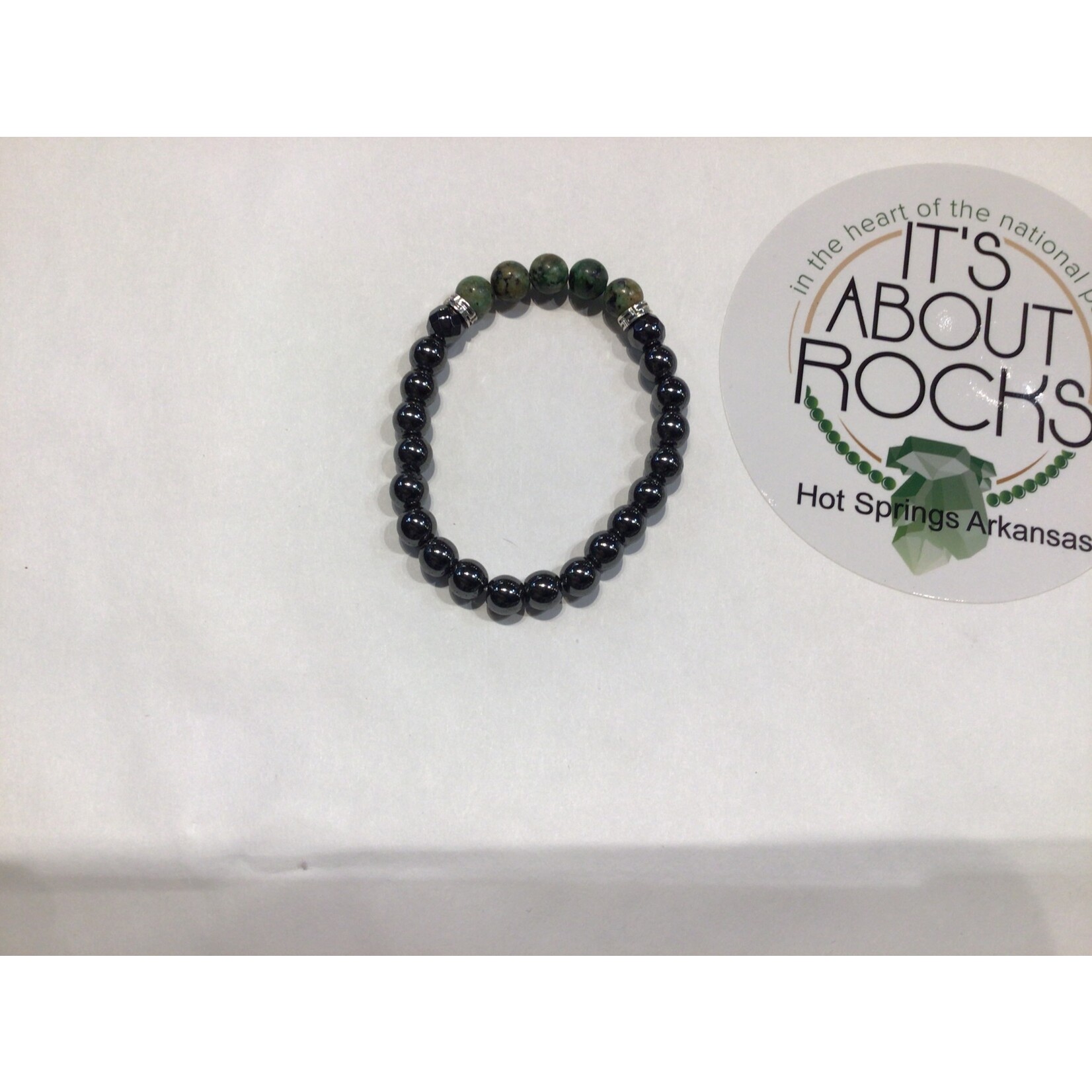 Hematite & Turquoise Bracelet
