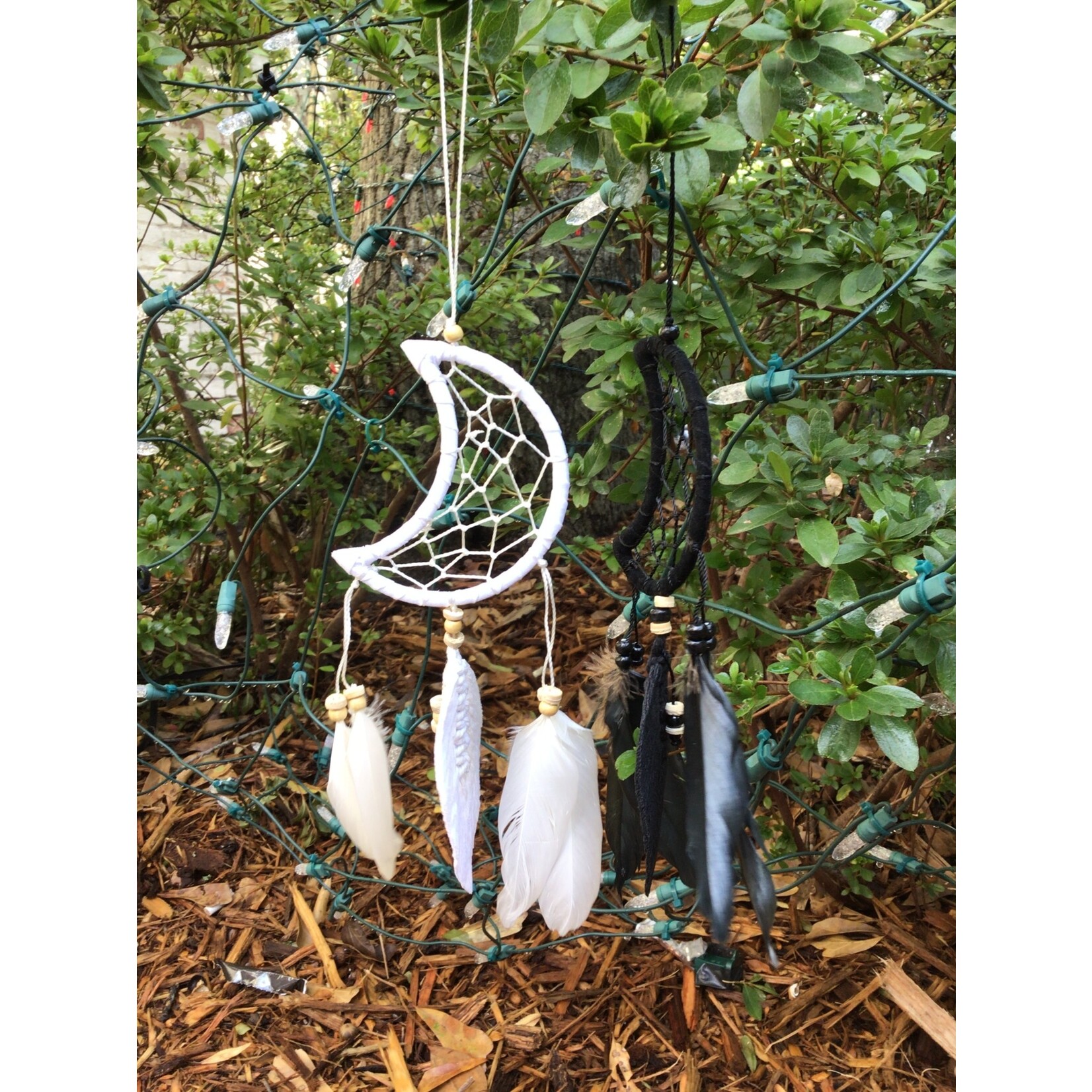 4" Half Moon Dream Catcher