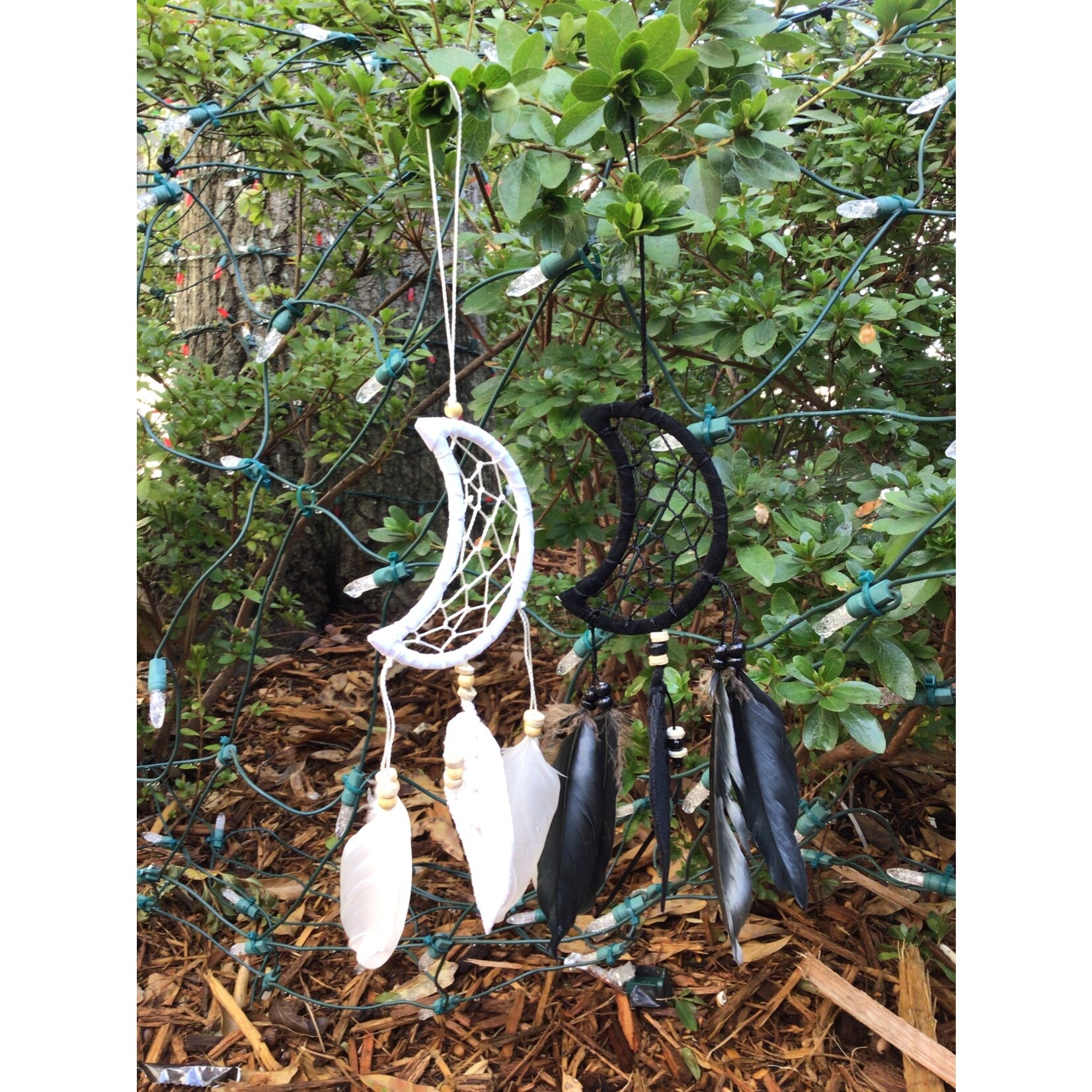 4" Half Moon Dream Catcher