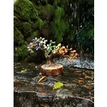 7 Chakra Tree 100 Chip wood base w/ clay tree
